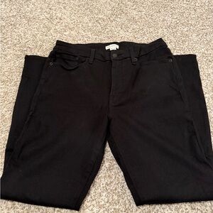 Good American Midnight Black Jeans